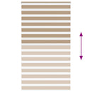 vidaXL zebrafüggönnyel homokbarna szövetszélesség 120,9 cm poliészter