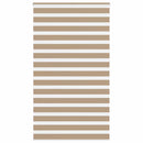 vidaXL zebrafüggönnyel homokbarna szövetszélesség 130,9 cm poliészter