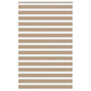 vidaXL zebrafüggönnyel homokbarna szövetszélesség 135,9 cm poliészter