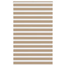 vidaXL zebrafüggönnyel homokbarna szövetszélesség 145,9 cm poliészter