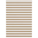 vidaXL zebrafüggönnyel homokbarna szövetszélesség 150,9 cm poliészter