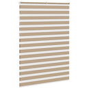 vidaXL zebrafüggönnyel homokbarna szövetszélesség 150,9 cm poliészter