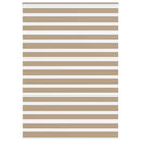 vidaXL zebrafüggönnyel homokbarna szövetszélesség 155,9 cm poliészter