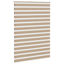 vidaXL zebrafüggönnyel homokbarna szövetszélesség 160,9 cm poliészter