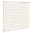 vidaXL zebrafüggönnyel márványbézs szövetszélesség 160,9 cm poliészter