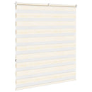 vidaXL zebrafüggönnyel márványbézs szövetszélesség 130,9 cm poliészter