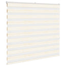 vidaXL zebrafüggönnyel márványbézs szövetszélesség 150,9 cm poliészter