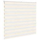 vidaXL zebrafüggönnyel márványbézs szövetszélesség 160,9 cm poliészter