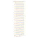 vidaXL zebrafüggönnyel márványbézs szövetszélesség 65,9 cm poliészter