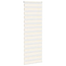 vidaXL zebrafüggönnyel márványbézs szövetszélesség 85,9 cm poliészter