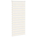 vidaXL zebrafüggönnyel márványbézs szövetszélesség 95,9 cm poliészter