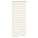 vidaXL zebrafüggönnyel márványbézs szövetszélesség 105,9 cm poliészter