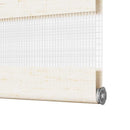 vidaXL zebrafüggönnyel márványbézs szövetszélesség 115,9 cm poliészter