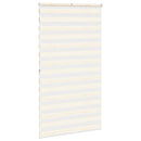 vidaXL zebrafüggönnyel márványbézs szövetszélesség 125,9 cm poliészter