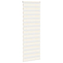 vidaXL zebrafüggönnyel márványbézs szövetszélesség 85,9 cm poliészter