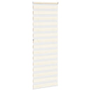 vidaXL zebrafüggönnyel márványbézs szövetszélesség 85,9 cm poliészter