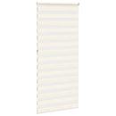vidaXL zebrafüggönnyel márványbézs szövetszélesség 110,9 cm poliészter