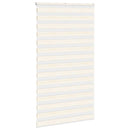 vidaXL zebrafüggönnyel márványbézs szövetszélesség 115,9 cm poliészter