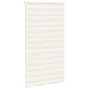 vidaXL zebrafüggönnyel márványbézs szövetszélesség 125,9 cm poliészter