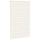 vidaXL zebrafüggönnyel márványbézs szövetszélesség 140,9 cm poliészter