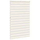 vidaXL zebrafüggönnyel márványbézs szövetszélesség 140,9 cm poliészter
