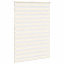 vidaXL zebrafüggönnyel márványbézs szövetszélesség 155,9 cm poliészter