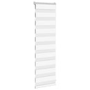 vidaXL zebrafüggönnyel fehér szövetszélesség 35,9 cm poliészter