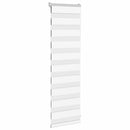 vidaXL zebrafüggönnyel fehér szövetszélesség 40,9 cm poliészter