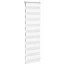 vidaXL zebrafüggönnyel fehér szövetszélesség 45,9 cm poliészter
