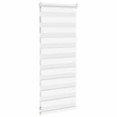 vidaXL zebrafüggönnyel fehér szövetszélesség 55,9 cm poliészter