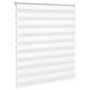 vidaXL zebrafüggönnyel fehér szövetszélesség 125,9 cm poliészter