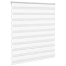 vidaXL zebrafüggönnyel fehér szövetszélesség 130,9 cm poliészter
