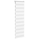vidaXL zebrafüggönnyel fehér szövetszélesség 35,9 cm poliészter