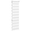 vidaXL zebrafüggönnyel fehér szövetszélesség 45,9 cm poliészter