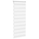 vidaXL zebrafüggönnyel fehér szövetszélesség 50,9 cm poliészter