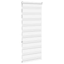 vidaXL zebrafüggönnyel fehér szövetszélesség 50,9 cm poliészter