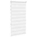 vidaXL zebrafüggönnyel fehér szövetszélesség 70,9 cm poliészter