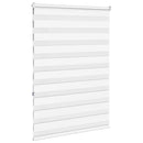 vidaXL zebrafüggönnyel fehér szövetszélesség 110,9 cm poliészter