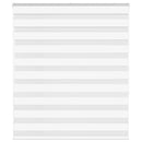 vidaXL zebrafüggönnyel fehér szövetszélesség 125,9 cm poliészter