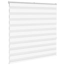vidaXL zebrafüggönnyel fehér szövetszélesség 140,9 cm poliészter