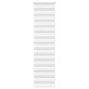 vidaXL zebrafüggönnyel fehér szövetszélesség 50,9 cm poliészter