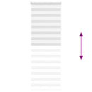 vidaXL zebrafüggönnyel fehér szövetszélesség 75,9 cm poliészter