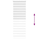 vidaXL zebrafüggönnyel fehér szövetszélesség 85,9 cm poliészter