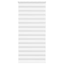 vidaXL zebrafüggönnyel fehér szövetszélesség 100,9 cm poliészter