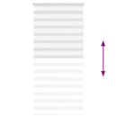 vidaXL zebrafüggönnyel fehér szövetszélesség 110,9 cm poliészter