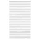 vidaXL zebrafüggönnyel fehér szövetszélesség 115,9 cm poliészter