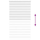 vidaXL zebrafüggönnyel fehér szövetszélesség 125,9 cm poliészter