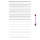 vidaXL zebrafüggönnyel fehér szövetszélesség 130,9 cm poliészter