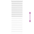 vidaXL zebrafüggönnyel fehér szövetszélesség 65,9 cm poliészter