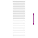 vidaXL zebrafüggönnyel fehér szövetszélesség 75,9 cm poliészter